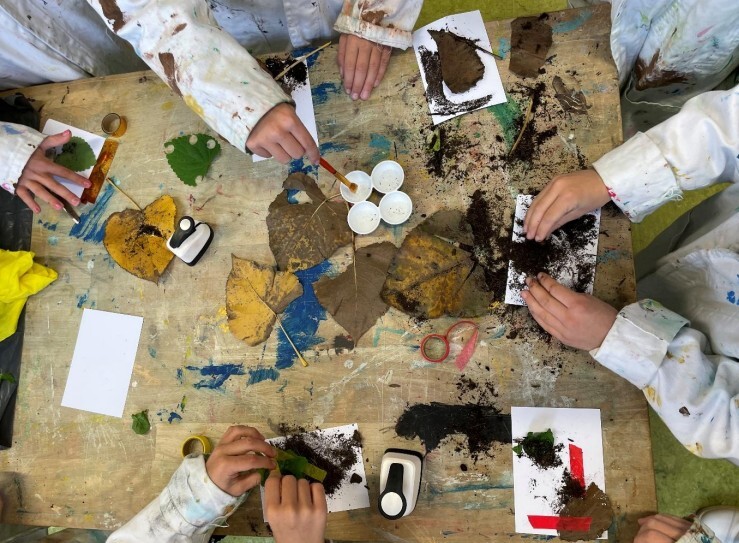 Kris Kras Atelier op school