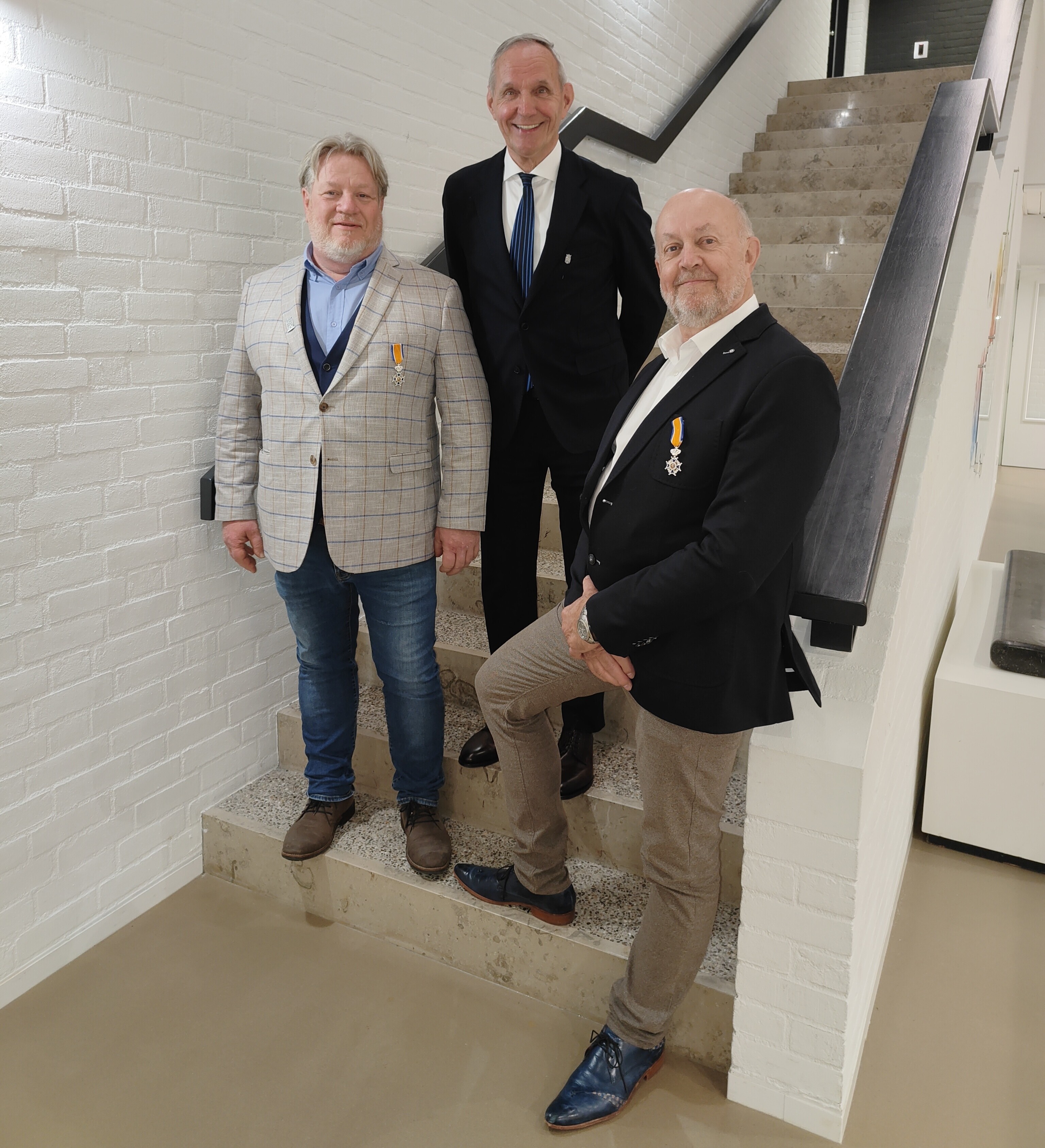 v.l.n.r.: Robert van Dijk, Ko Hoojimans en John Leijdekkers